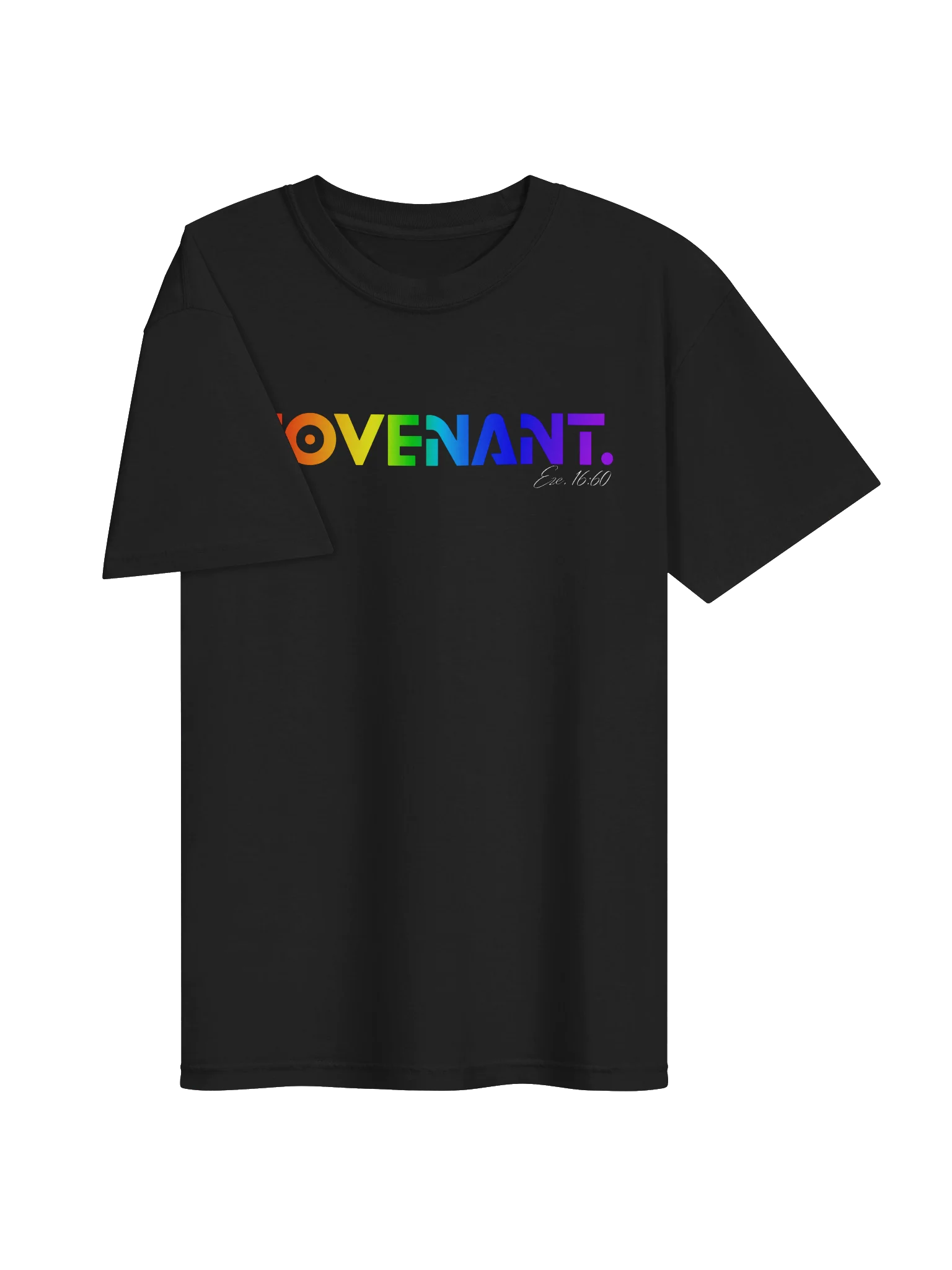 COVENANT. Rainbow Faith Statement T-Shirt — His Promise Still Stands product image (31)