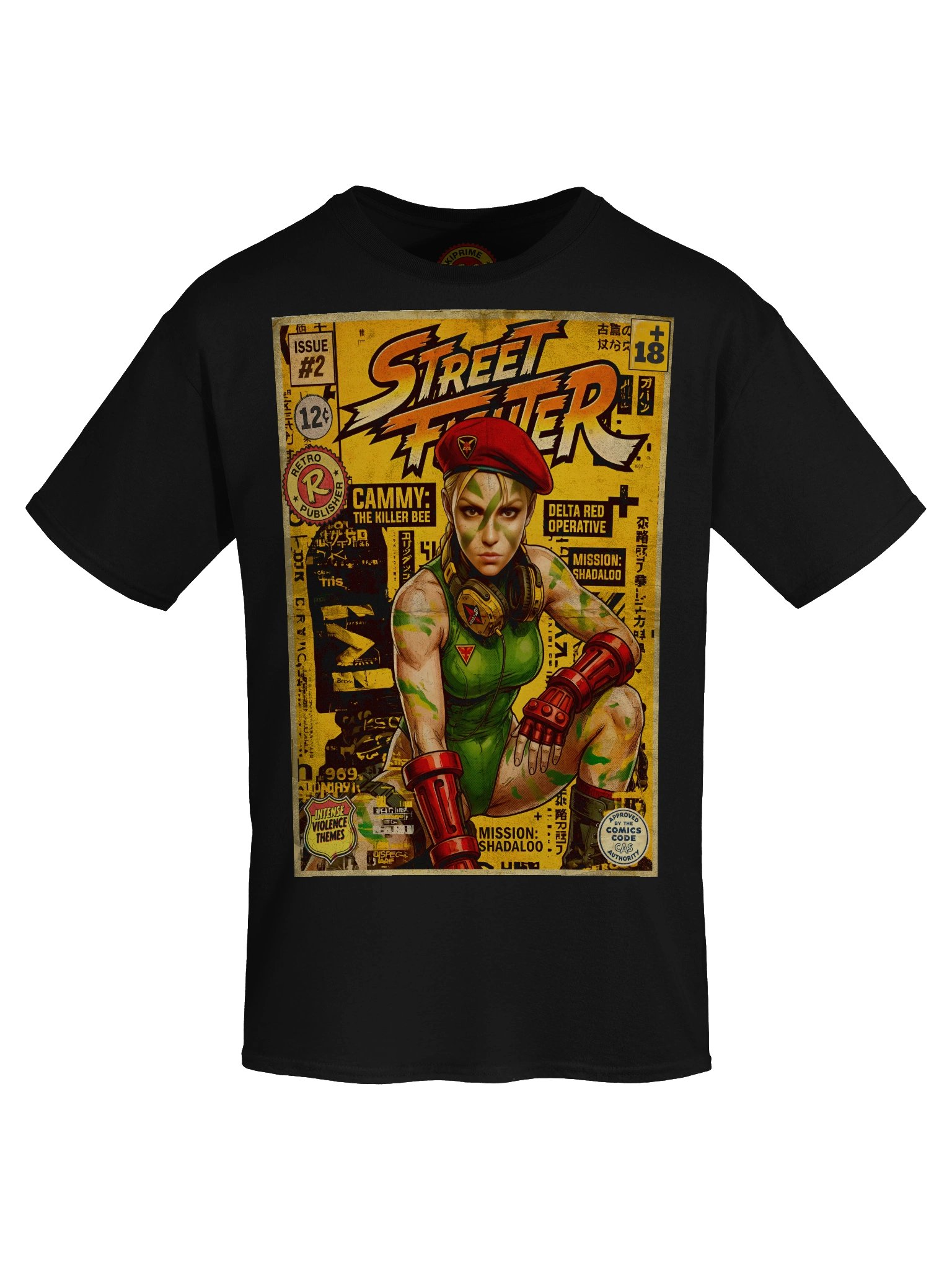 Street Fighter Classic Cammy Comic Art T-Shirt product image (5)