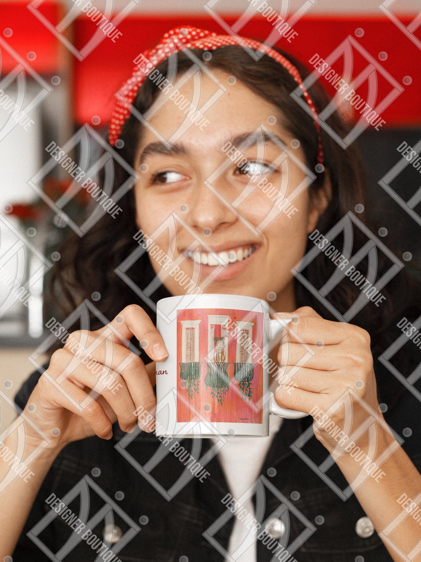 NN Designer Boutique x Camila Arraiza: Taza (Castaña) – Sabor a Amor y Café en el Viejo San Juan product image (4)