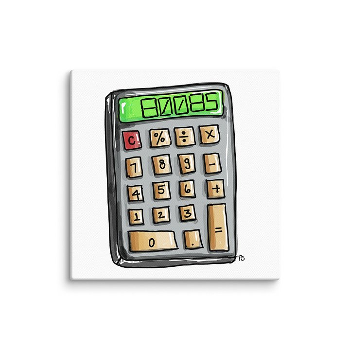BoobsCalculator Canvas Print product image (1)