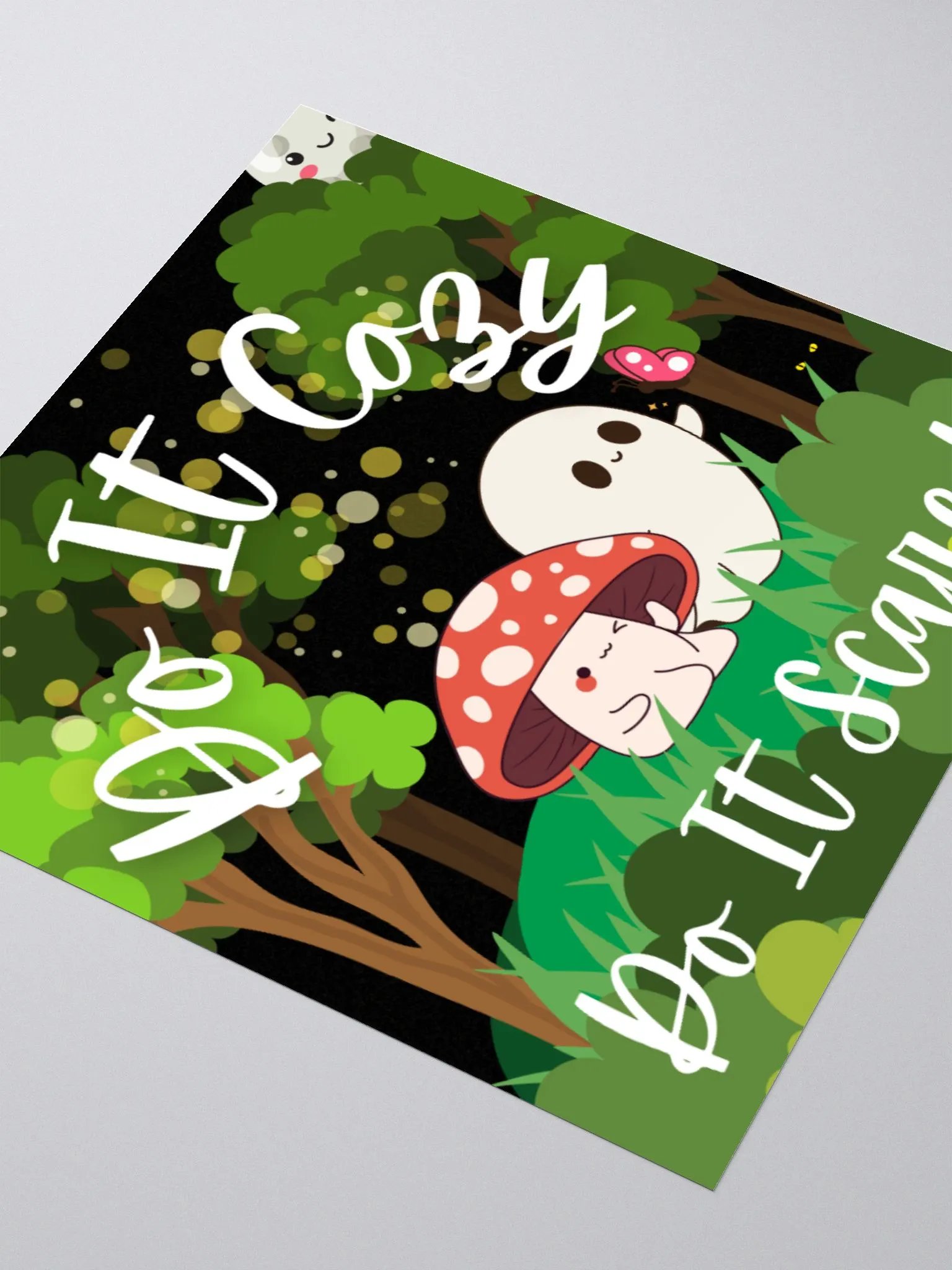Do It Cozy, Do It Scared | Sticker product image (3)