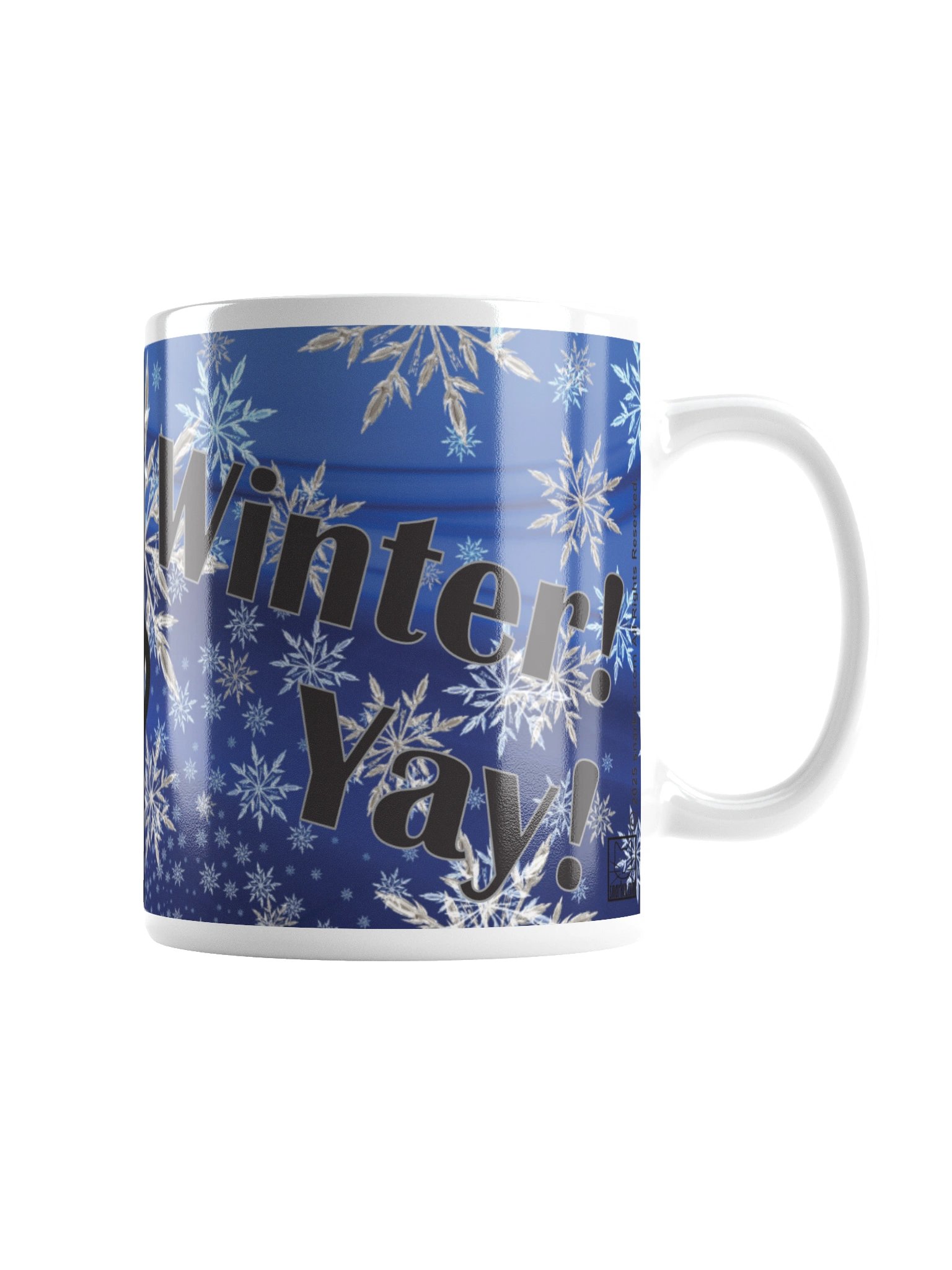 Funny mug: "It's Winter! Yay!" product image (2)