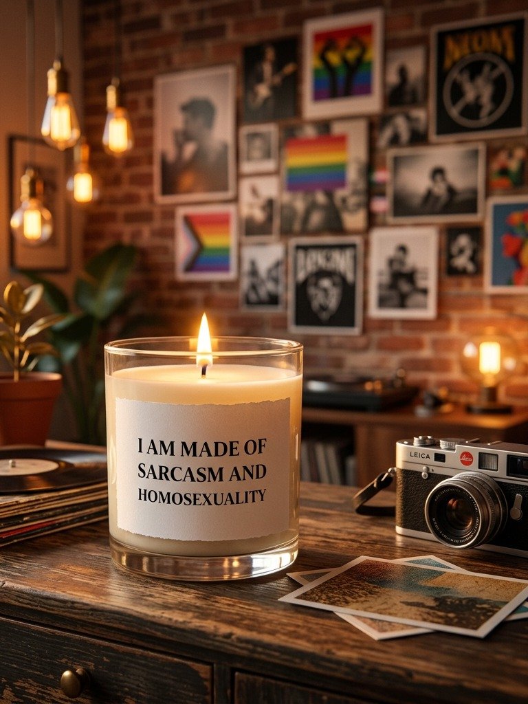 Sarcasm & Pride Candle product image (1)