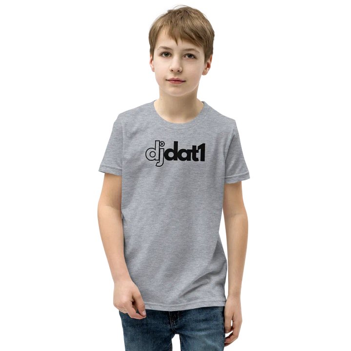 [DJDAT1] Youth T-Shirt (black logo) product image (5)