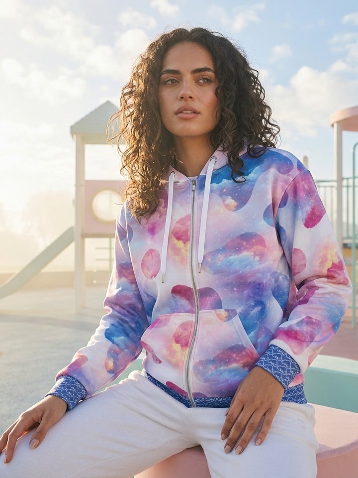 Crazy Cow-Recycled Unisex Zip Hoodie product image (2)