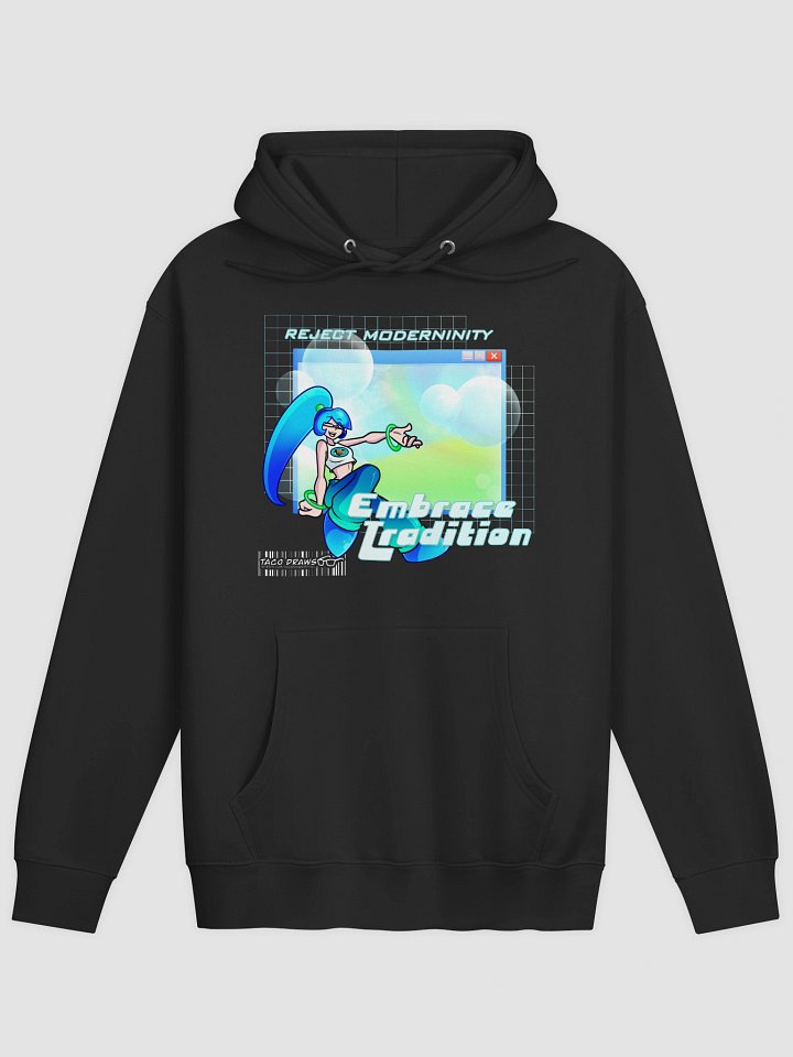 Embrace Frutiger Aero Hoodie product image (1)