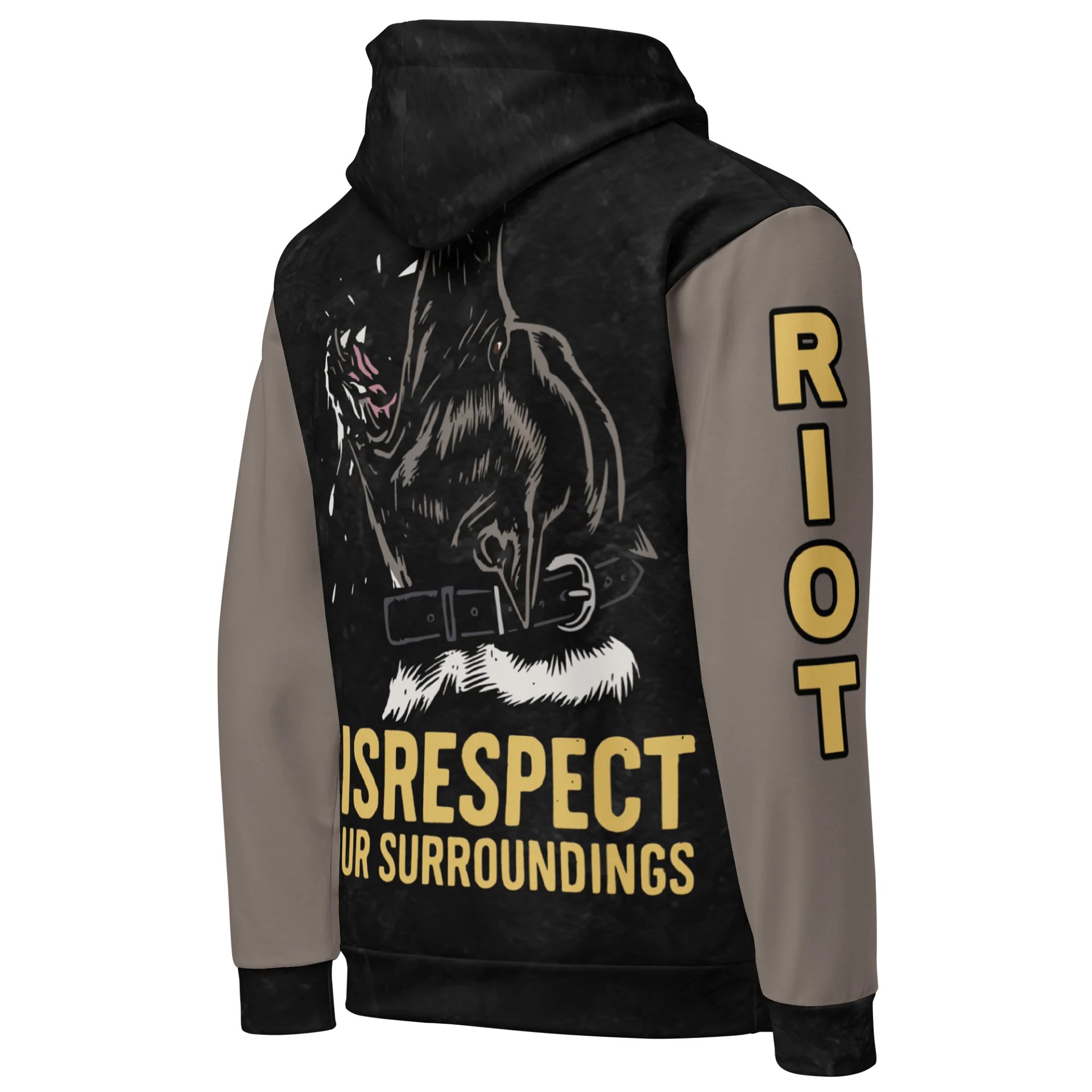 DISRESPECT Simple- Premium Adult Unisex All Over Print Hoodie product image (5)