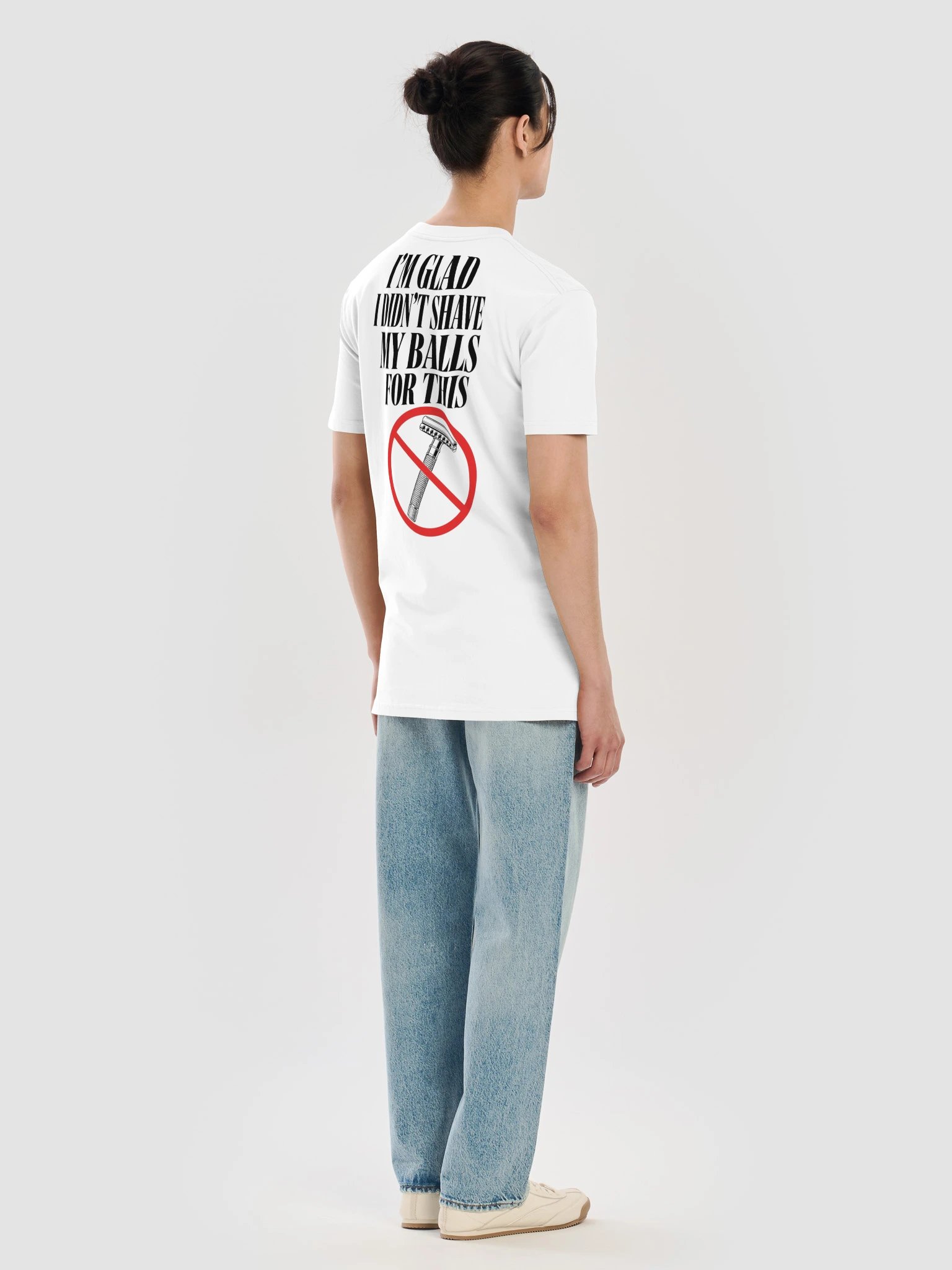 No ShopCo Men's Premium Heavyweight Tee - White product image (8)