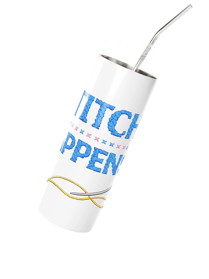 Stitch Happens Stainless Steel Tumbler product image (2)