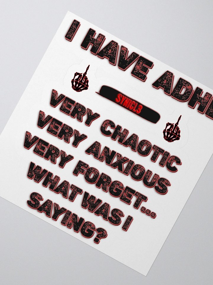ADHD Very - Sticker product image (5)
