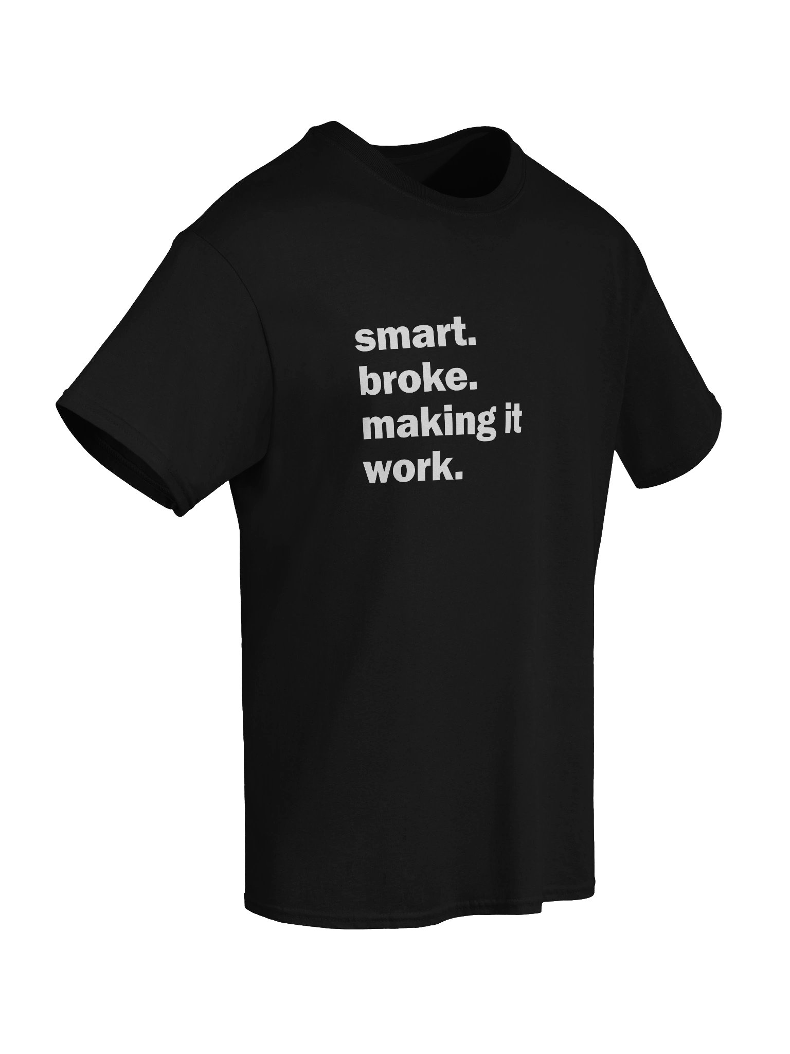 Smart and Broke - Heavyweight Tee - Black product image (8)