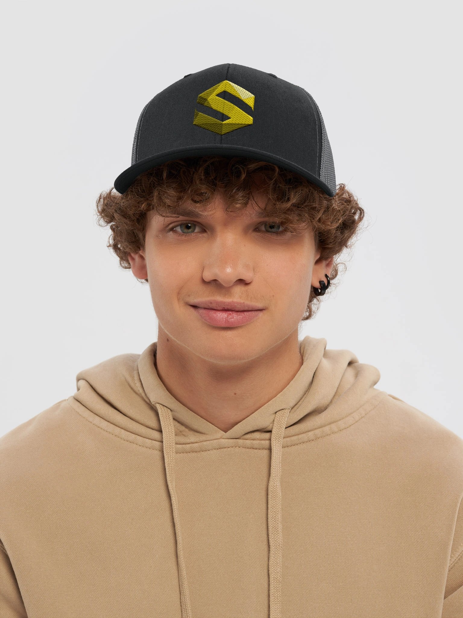 Satchemon Emblem Trucker Hat – Dark product image (22)