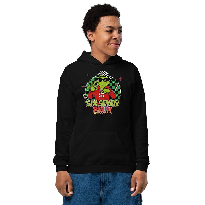 Grinch 67 Bruh Youth Hoodie product image (1)