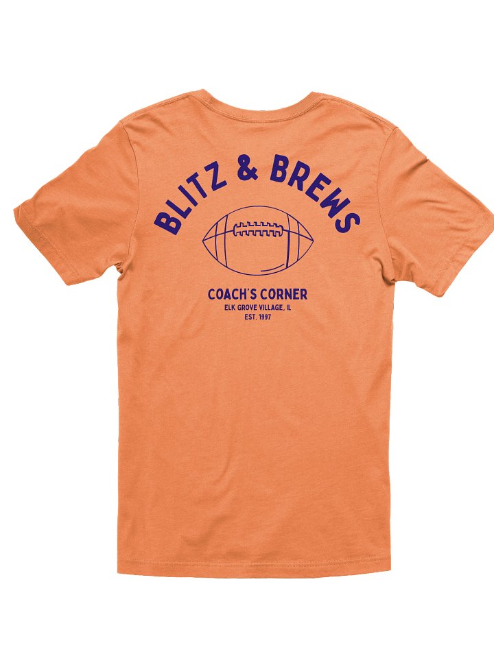 Blitz& Brews T-Shirt Orange product image (2)