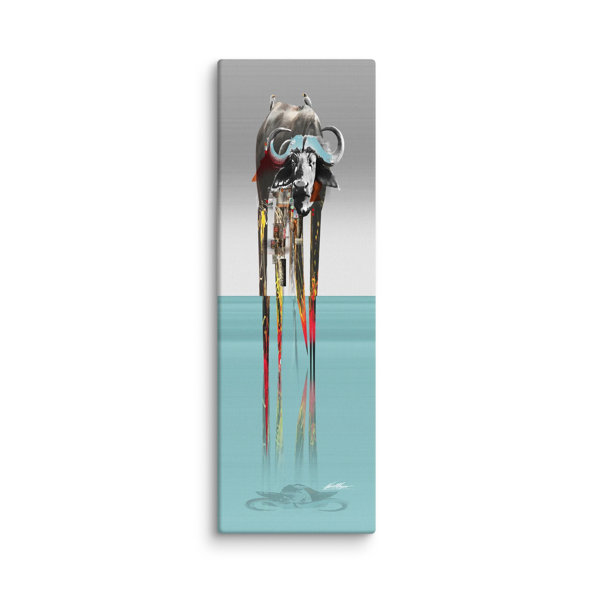 The Vanguard: Buffalo Fine Art Canvas Print | 305mm x 914mm (12" x 36") product image (1)