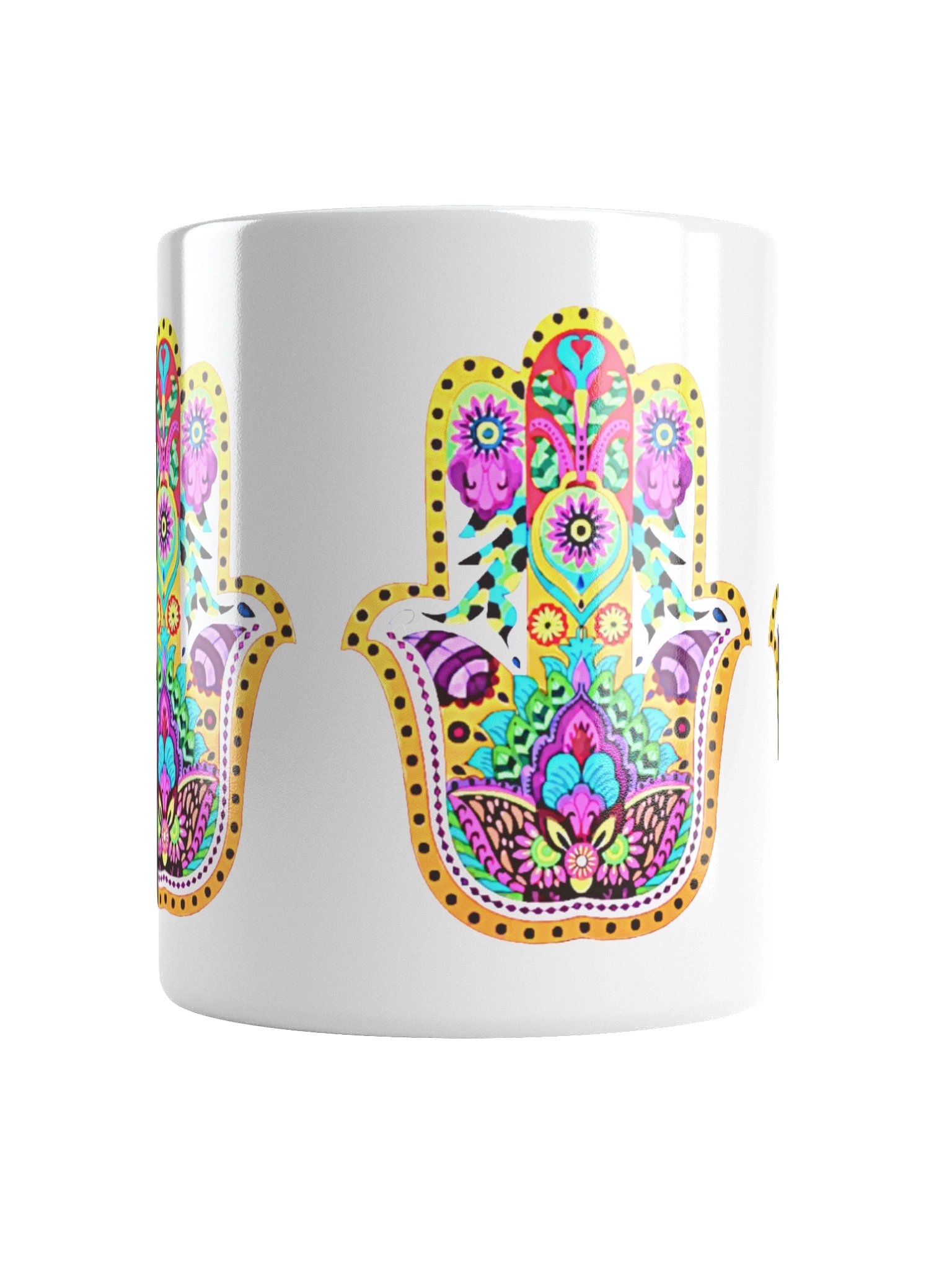 Radiant Hamsa Bloom - Mug product image (7)