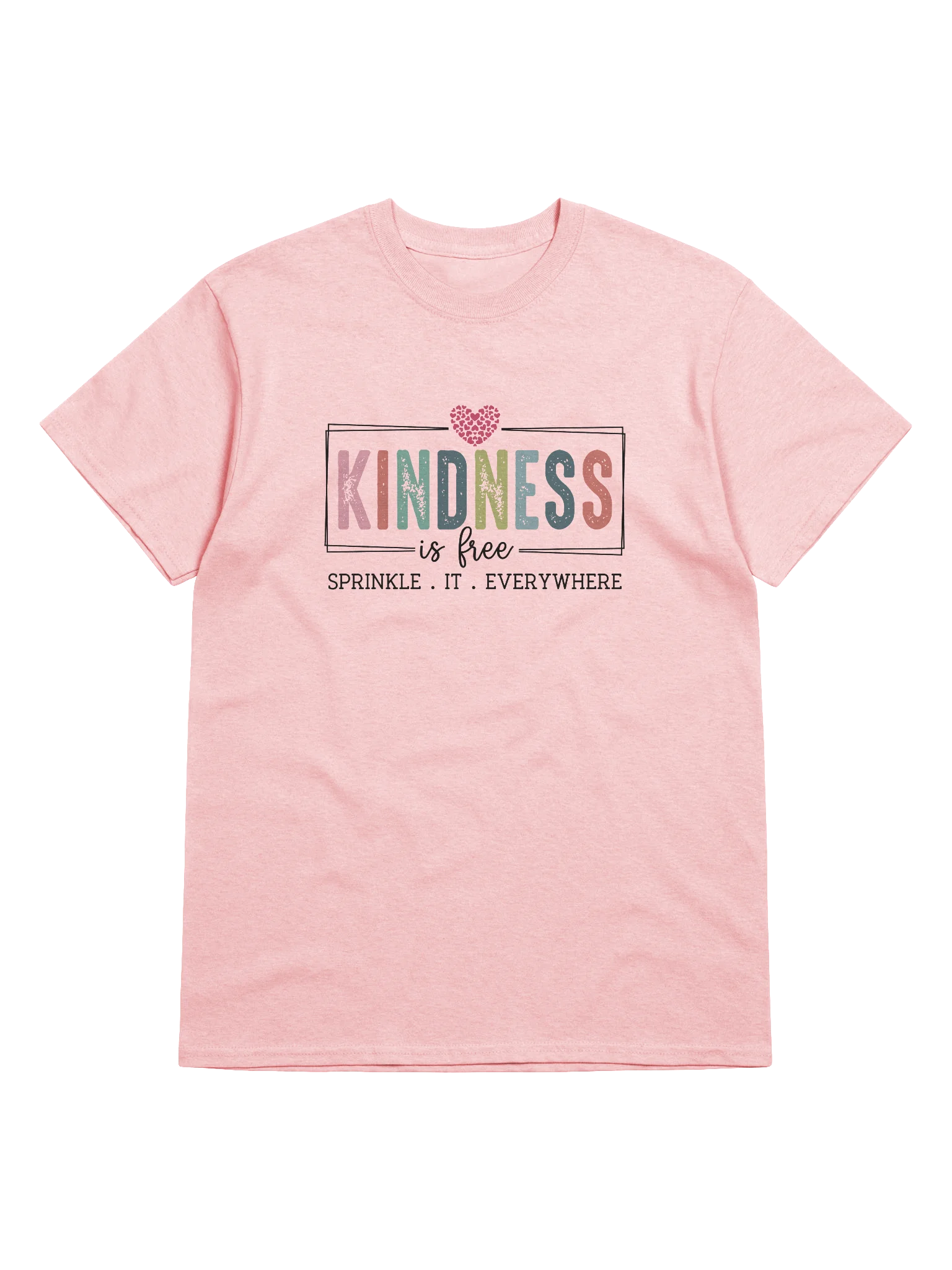Kindness Is Free T-Shirt – Positive Quote Cotton Tee product image (5)