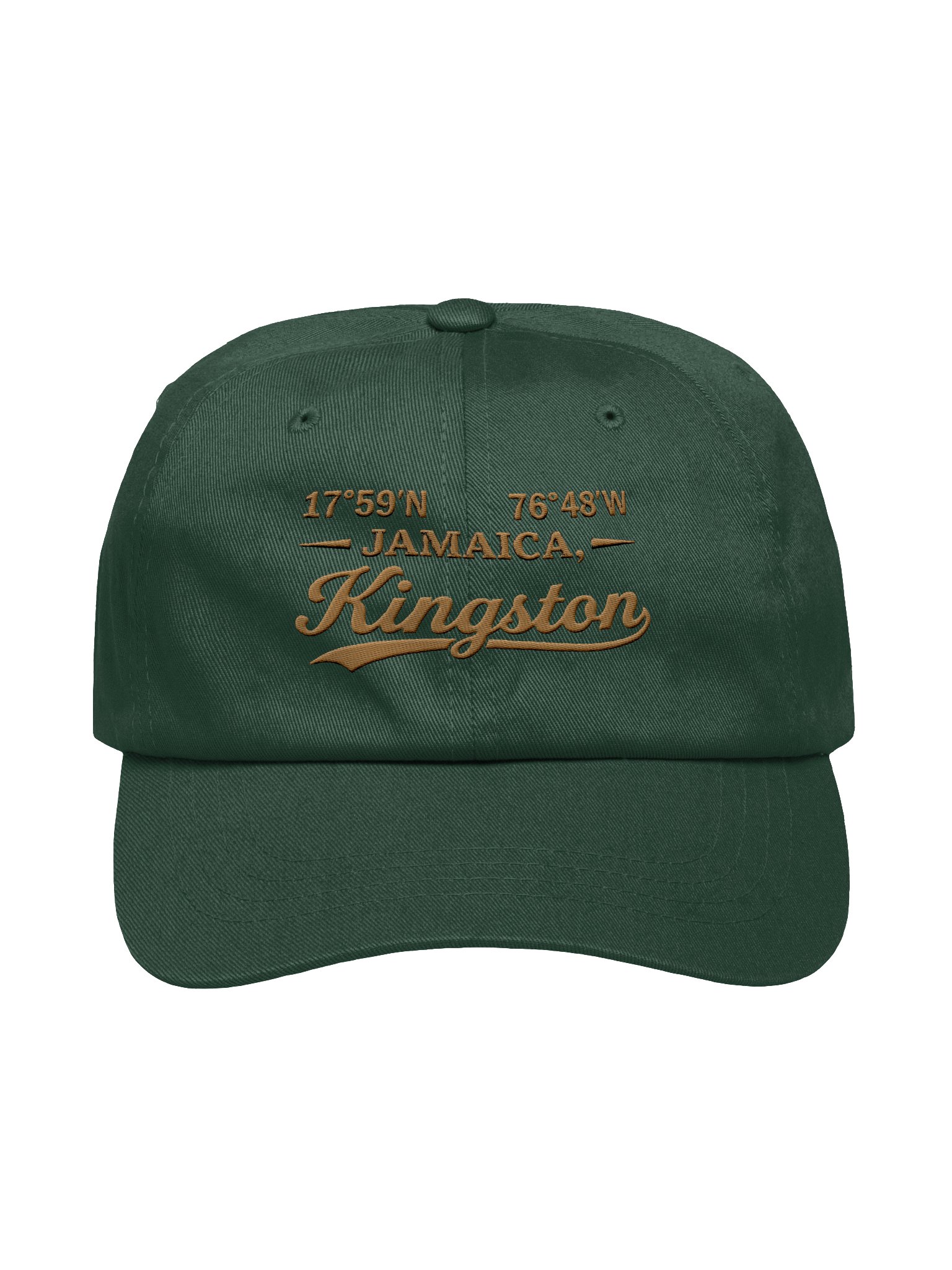Kingston Jamaica Coordinates Dad Hat – Travel Cap product image (3)