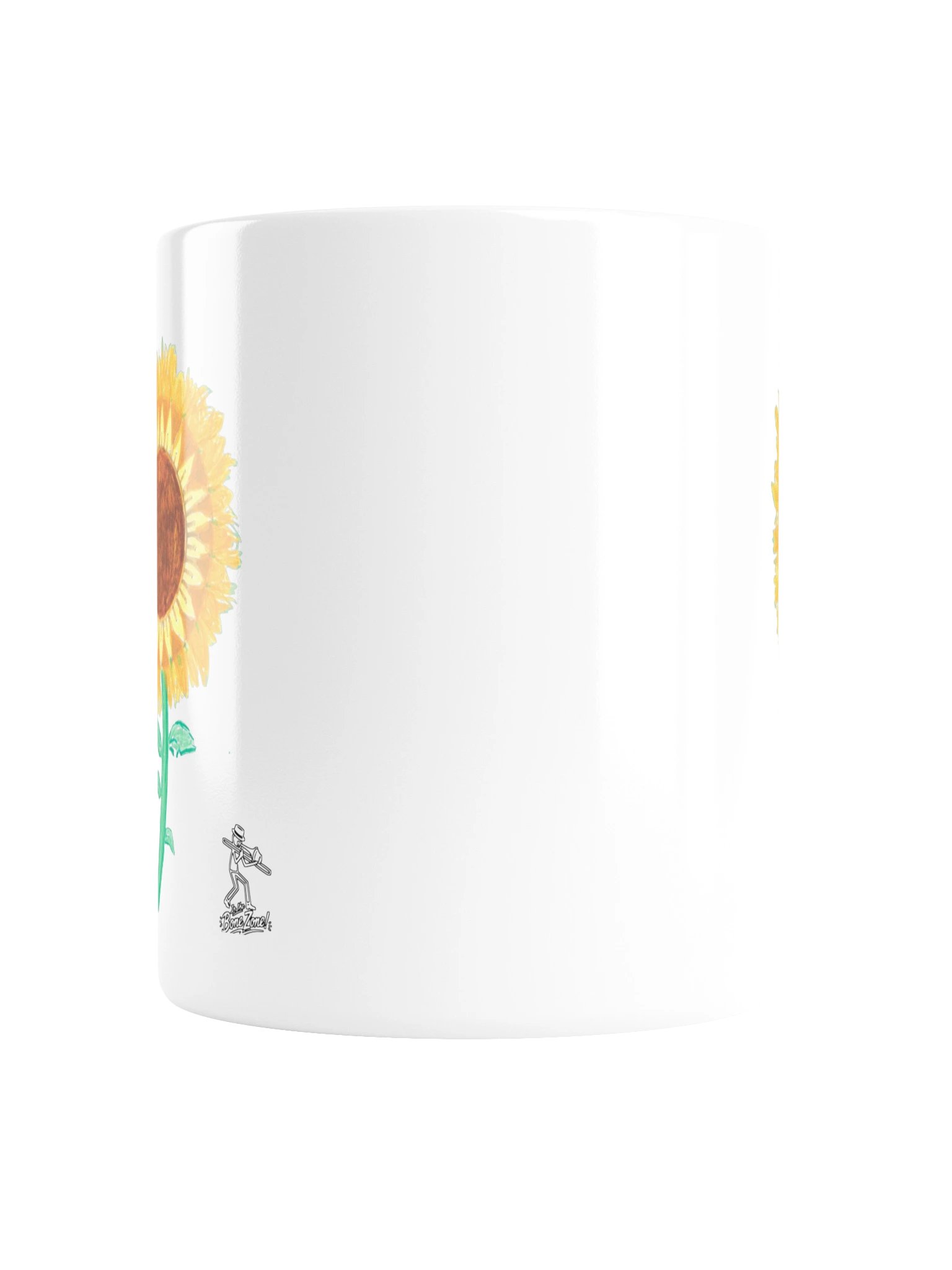 Sunflower White Glossy Mug product image (2)