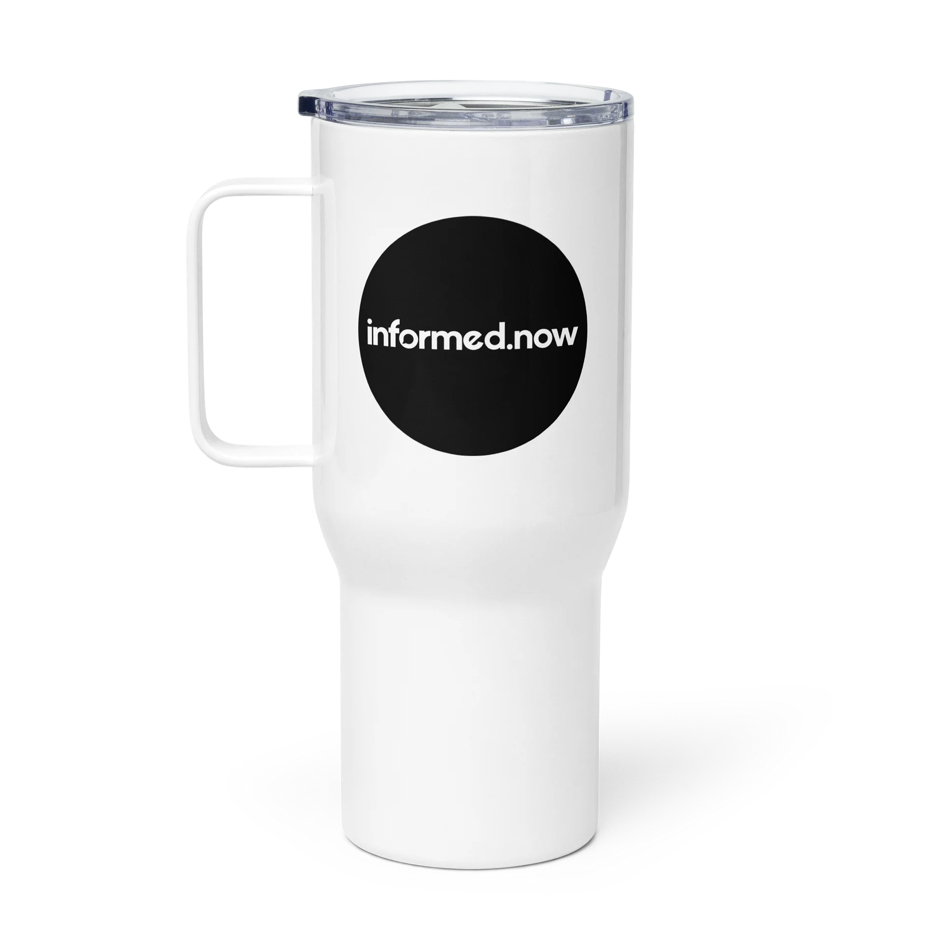 informed.now Travel Mug with Handle (Black) product image (3)