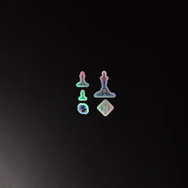 Sword in the Skull - Argent Variation - Holo Sticker Sheet product image (4)