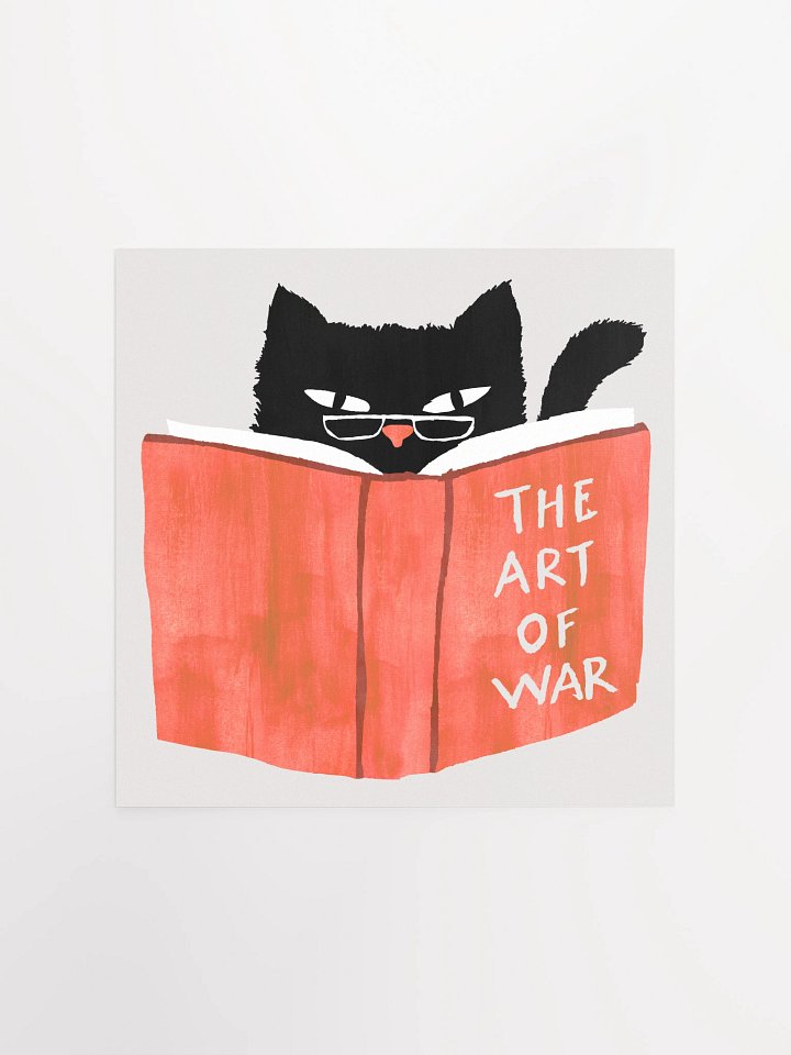 Diabolic cat art print product image (3)
