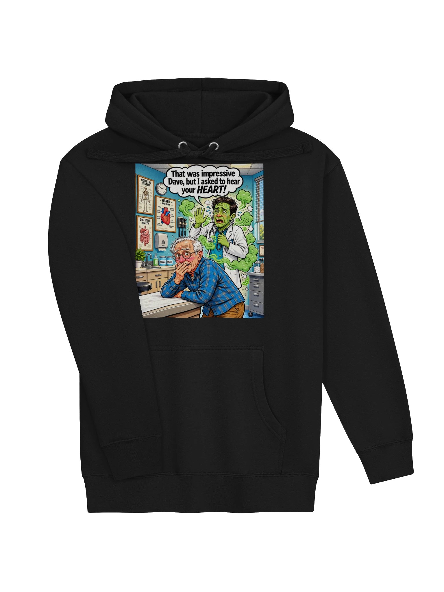 1 Earth Prints Hear Your Heart Dave Premium Hoodie product image (7)