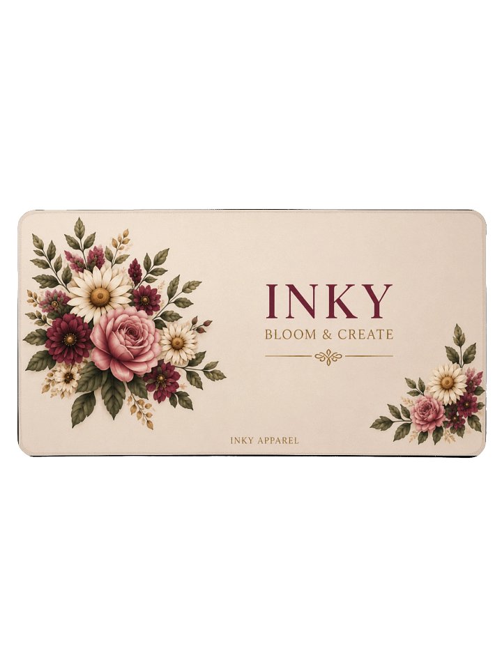 Inky Bloom Signature Desk Mat product image (1)