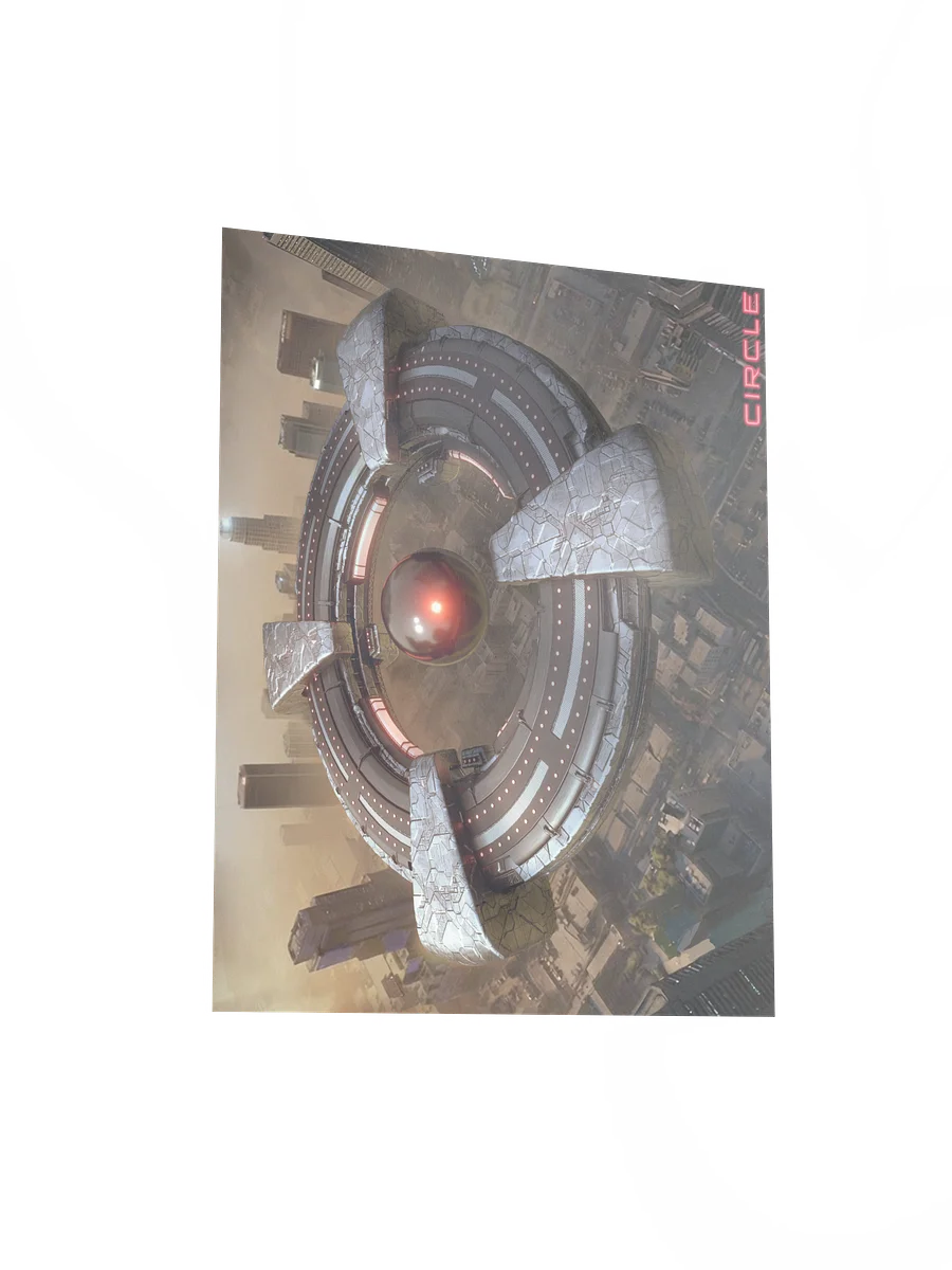 CIRCLE: "Alien Ship" 3D Key Shot (Top View) product image (3)