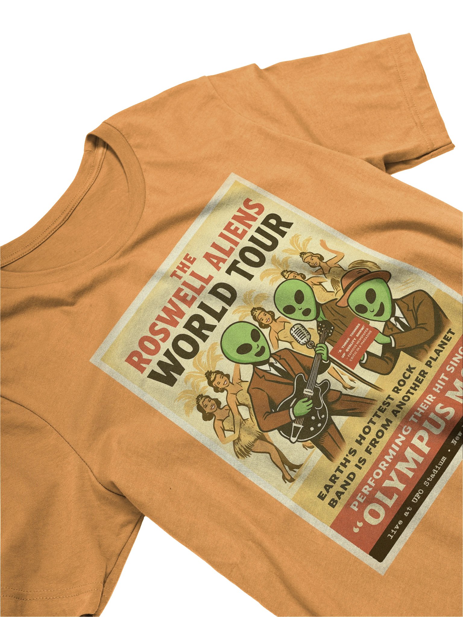 1947 Rock Stars World Tour Roswell Aliens Retro Concert Tee Fit Unisex T-Shirt product image (39)