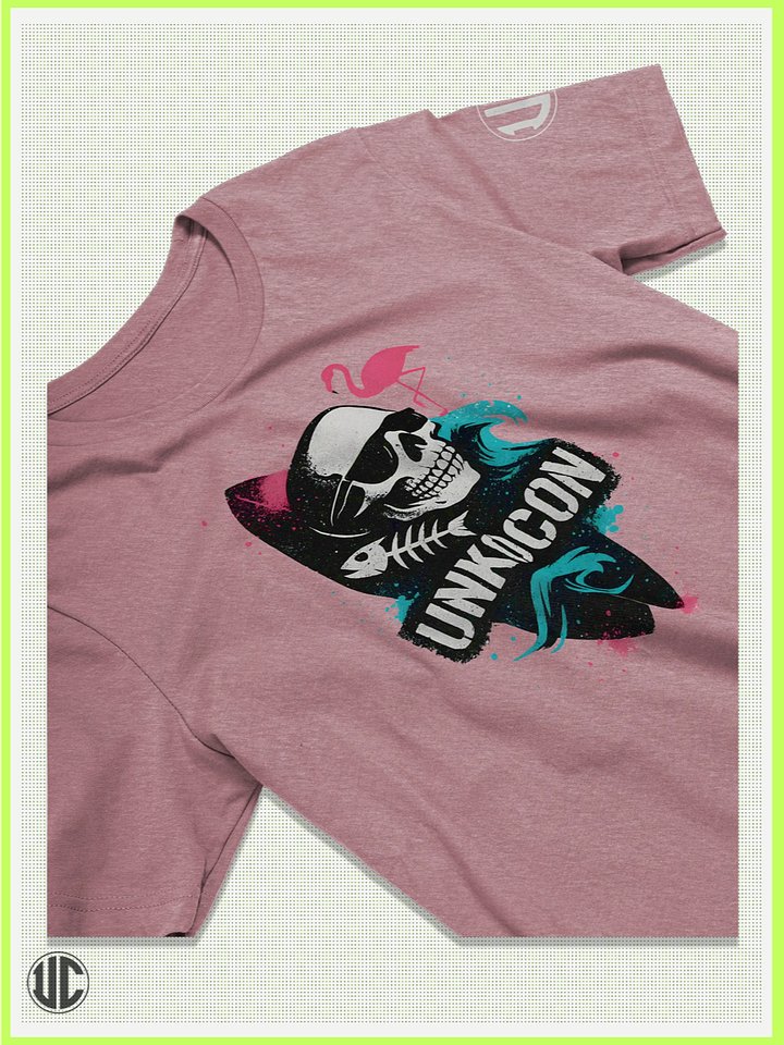Skully Island Vibes – UnkoCon Surf Culture T-Shirt product image (2)