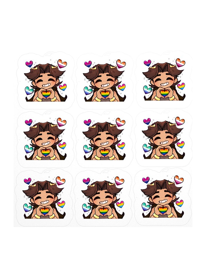Nukeri Emote Sticker Set - 9x Pride product image (2)