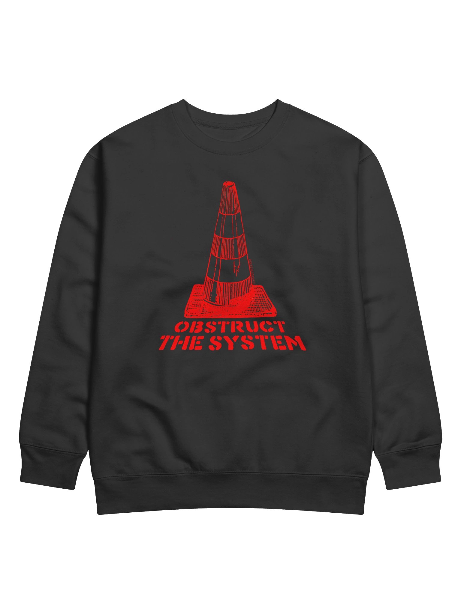Obstruct the System Sweatshirt product image (2)