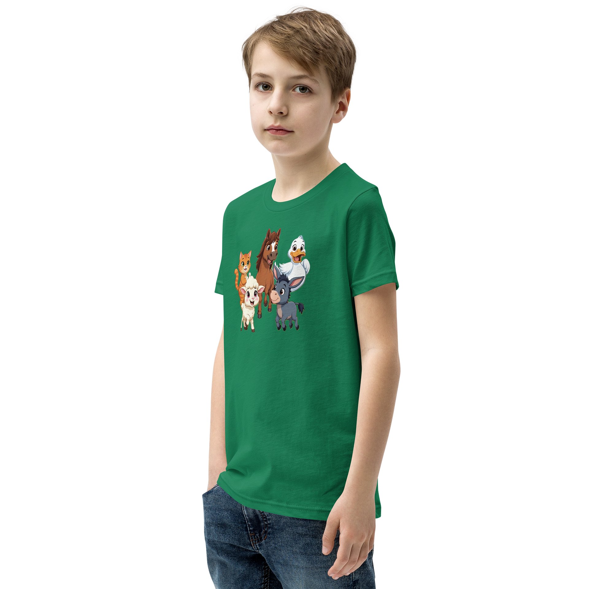 Cute Farm Friends Youth Tee product image (3)