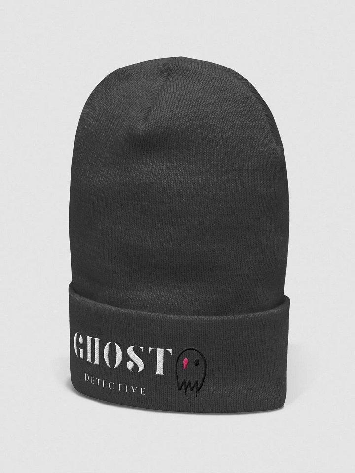 Ghost detective beanie w black ghost product image (2)