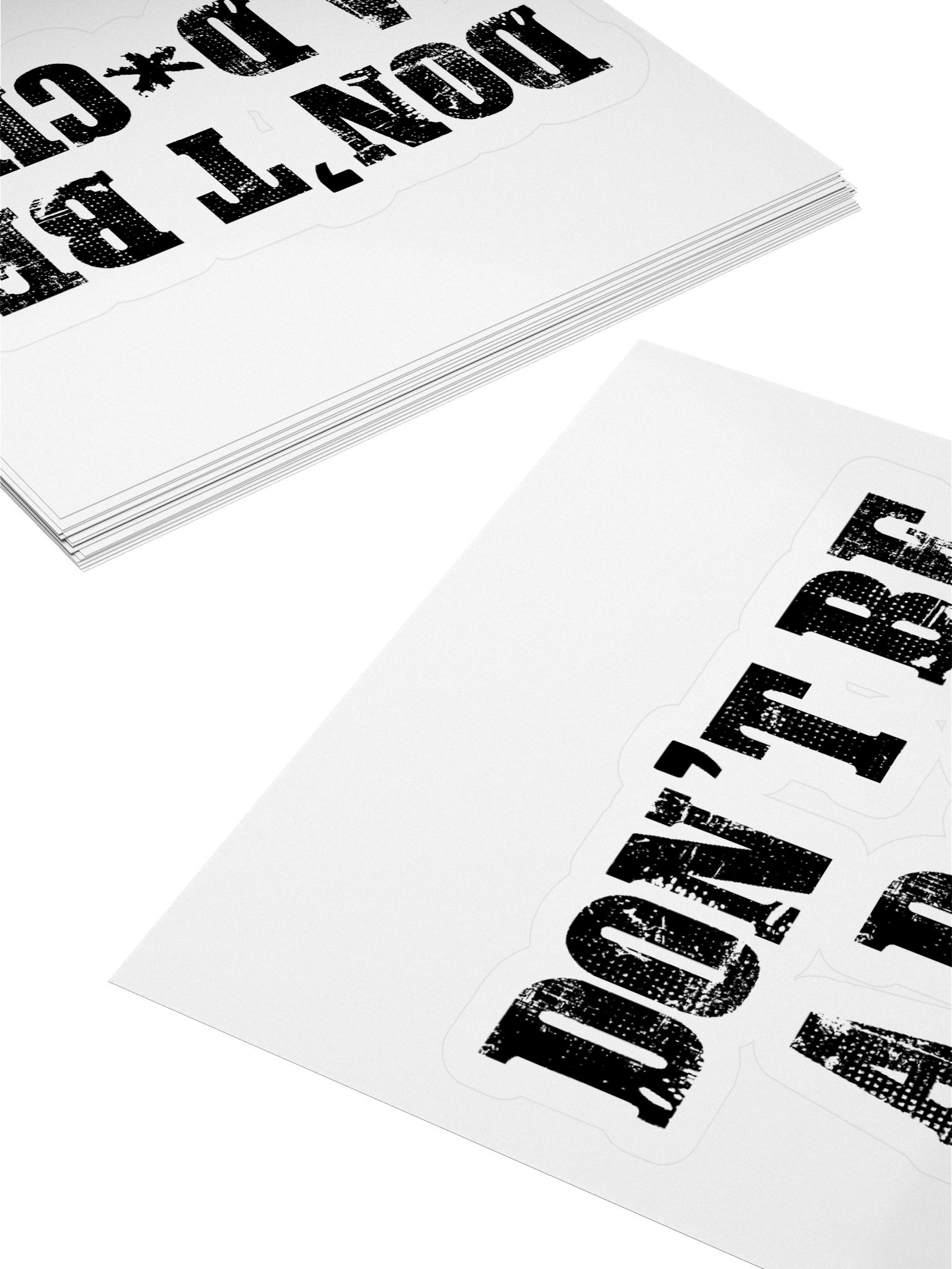Don't Be A D*ck Sticker product image (4)