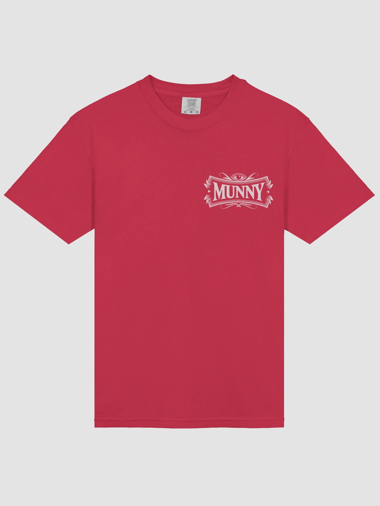 MUNNY "COUNTING" TEE (Red) product image (3)