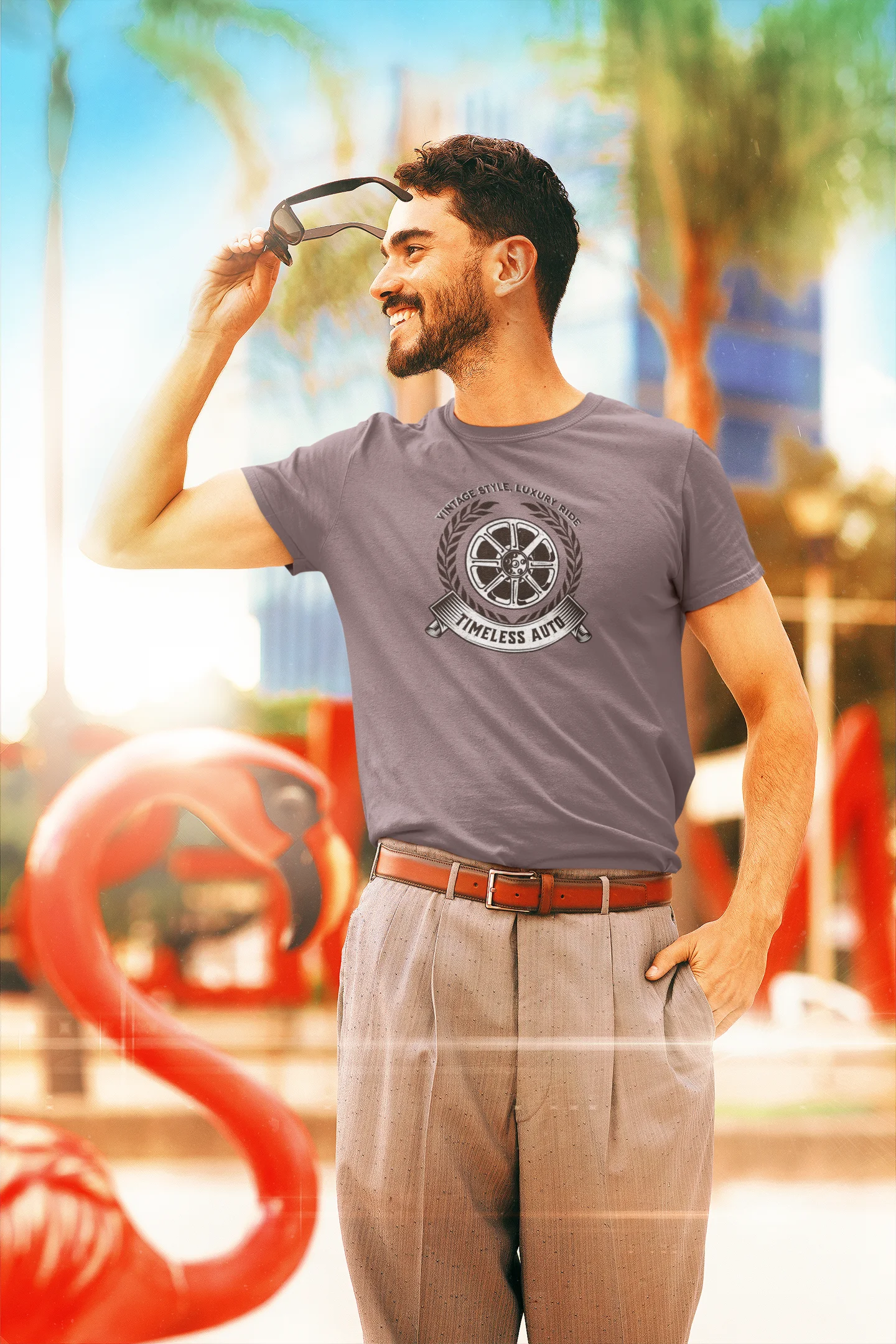 Timeless Auto Vintage Wheel Tee product image (2)