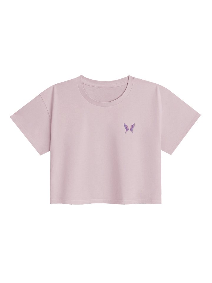 Angele De La Flamme Violet Crop Top product image (1)