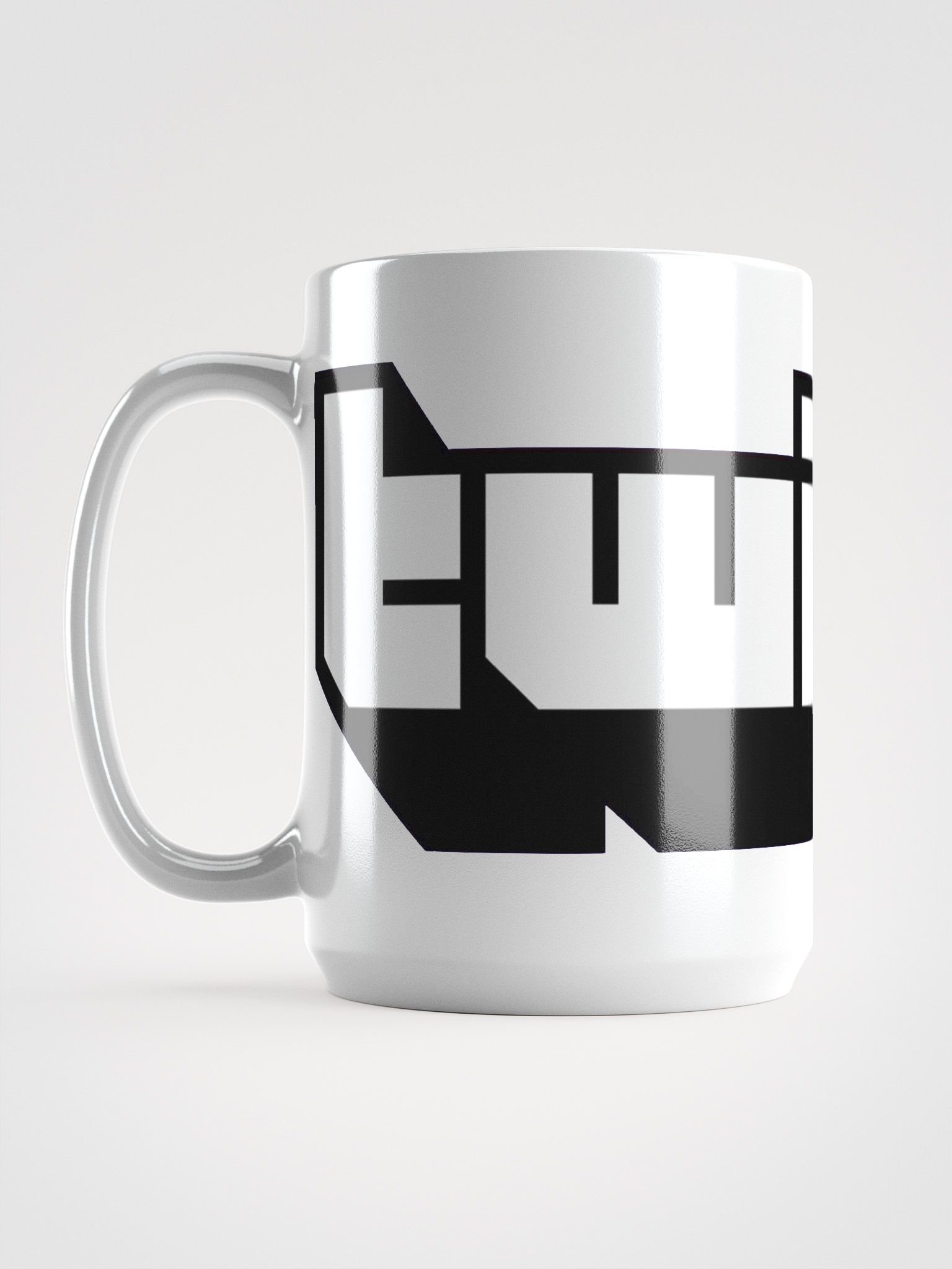 Twitch Block Logo White Glossy Mug product image (6)
