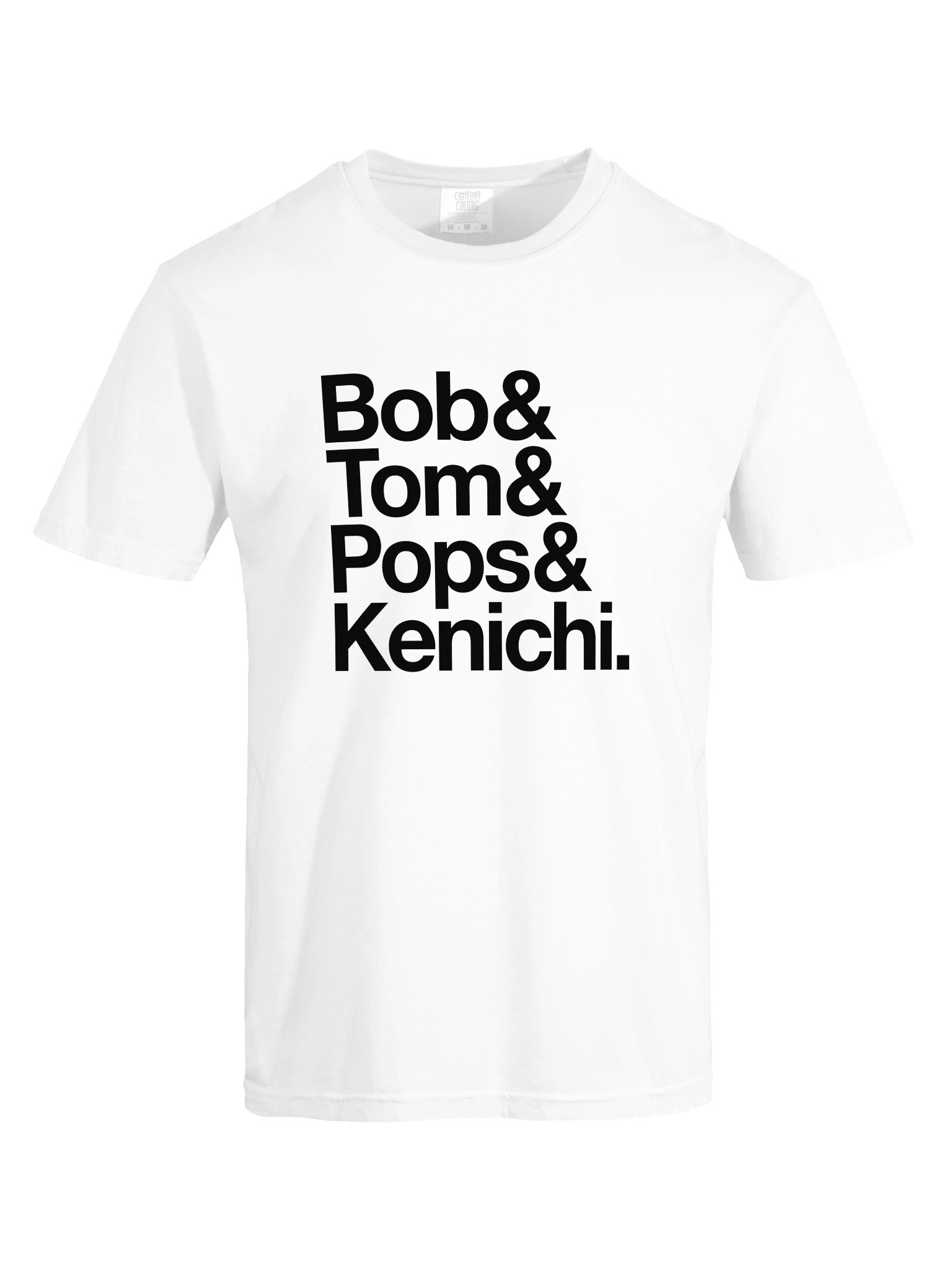 Bob & Tom & Pops & Kenichi. T-Shirt product image (4)