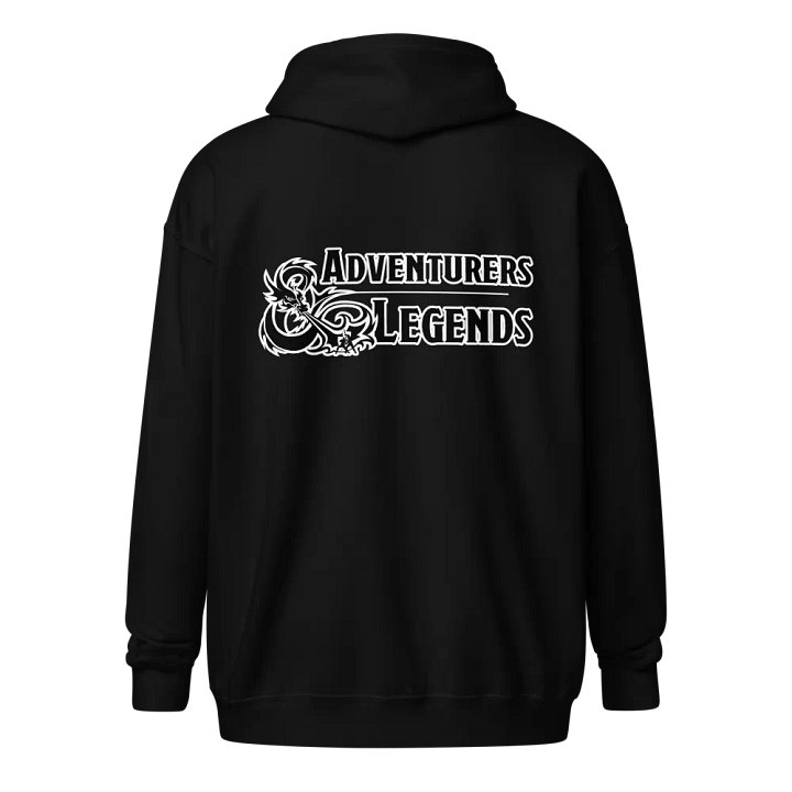 ELFSAR ZIP HOODIE Adventurers & Legends on back product image (1)