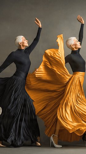 AI Short Film - Surreal Fashion Dance 4K • Runway in Motion