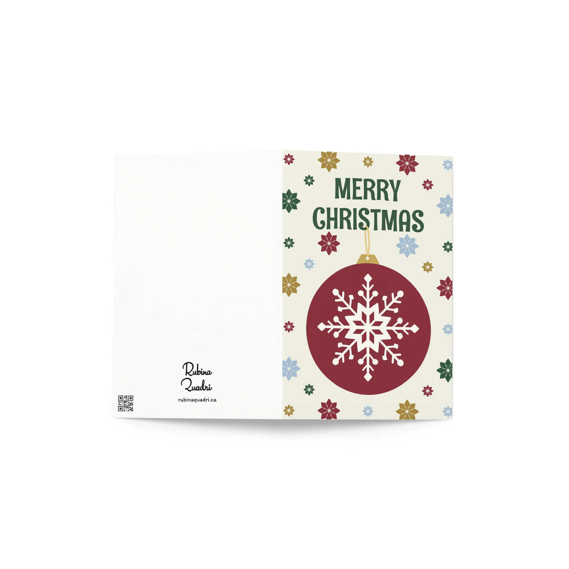 Merry Christmas Snowflake Ornament product image (4)