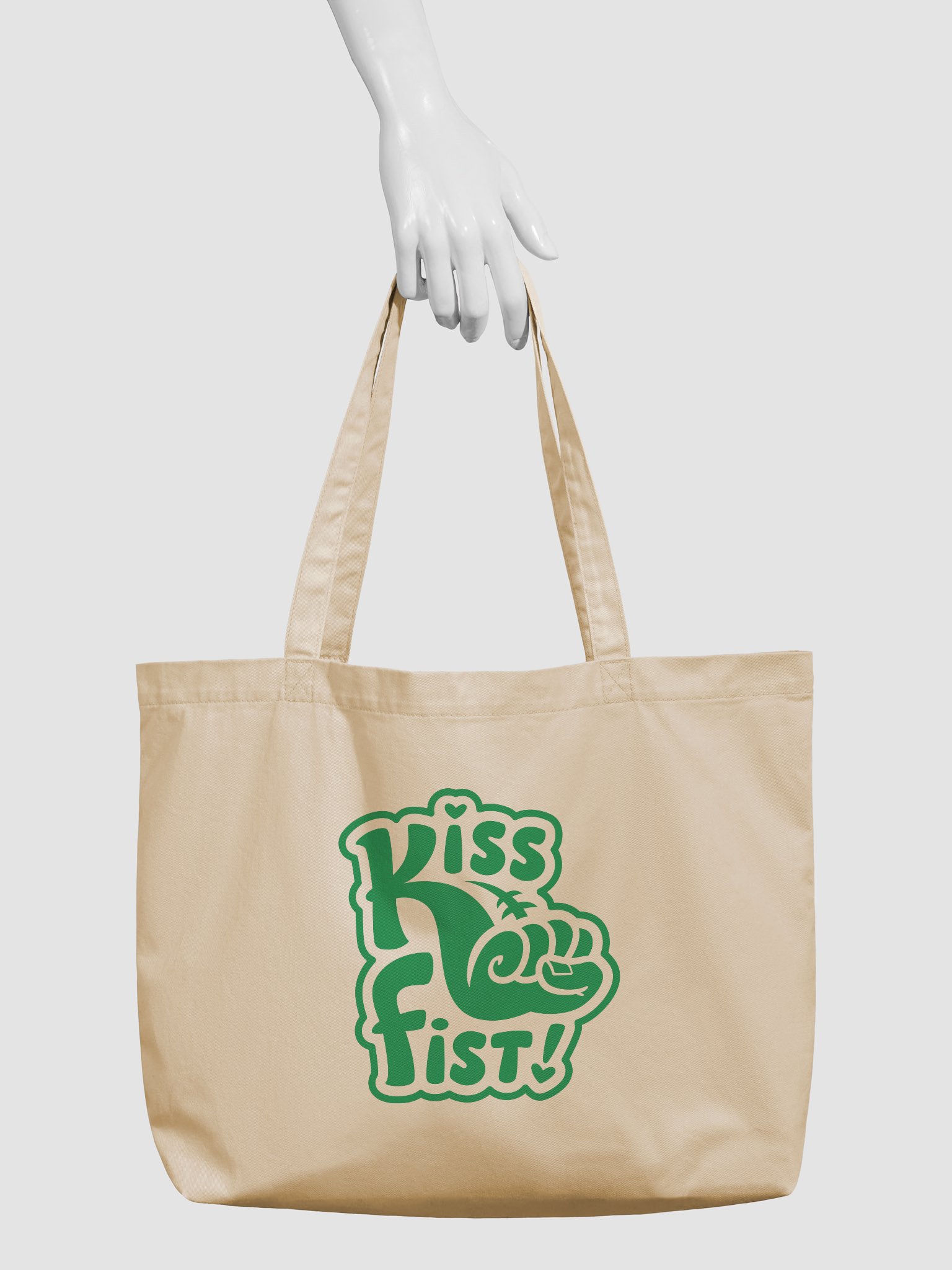 Kiss Fist! Graphic Organic Tote product image (3)