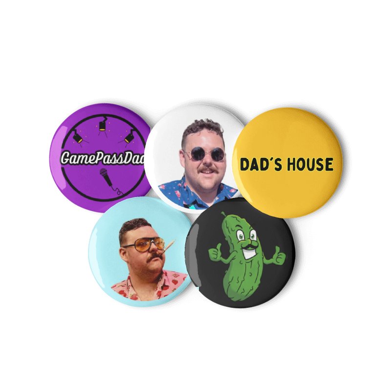 GamePassDad Pins (5pcs) product image (1)
