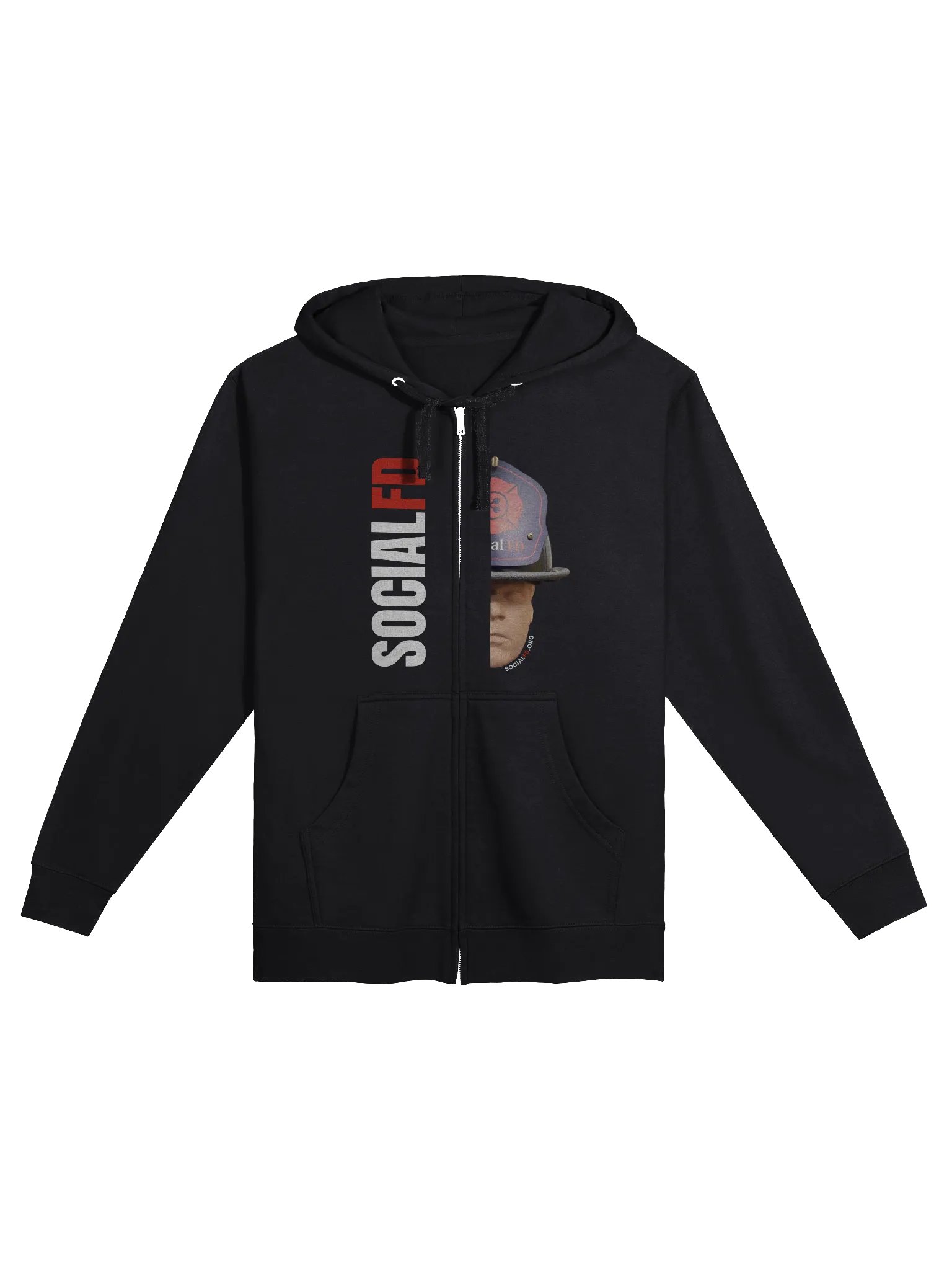 Social FD Urban Vibes Fleece Zip-Up Hoodie product image (1)