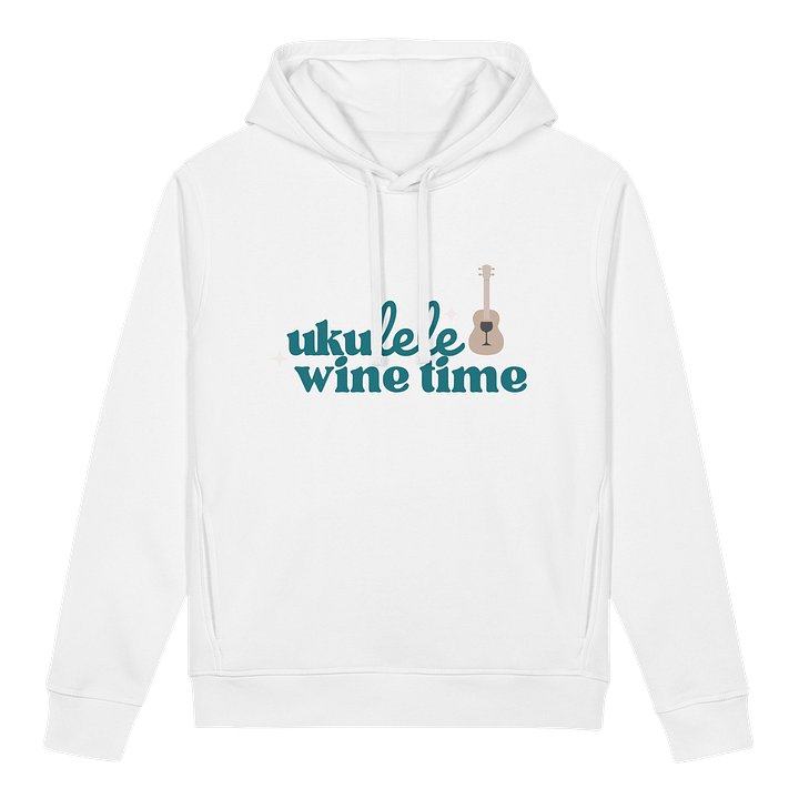 Ukulele Wine Time Hoodie Sweatshirt product image (1)