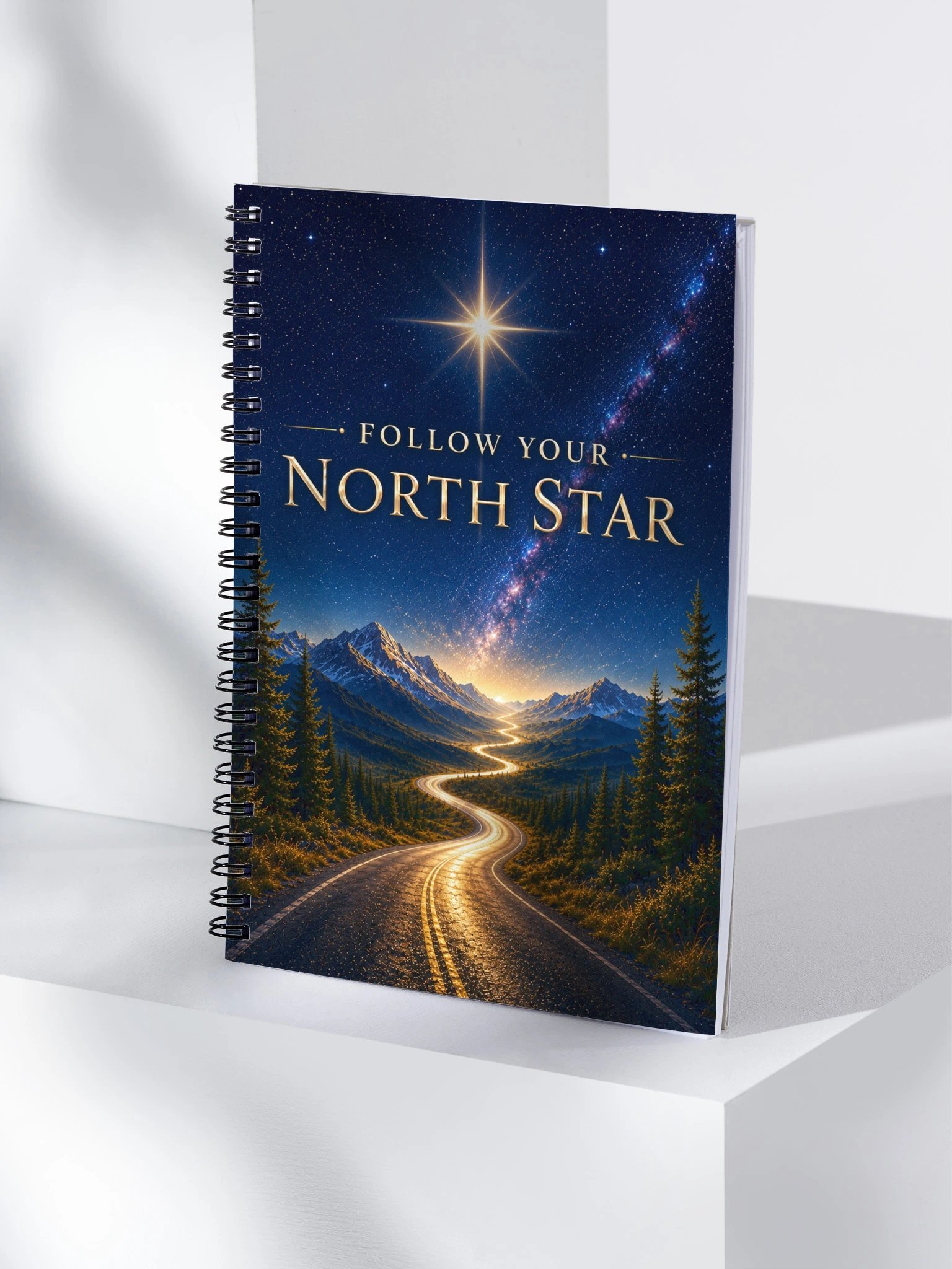 Follow Your North Star Spiral Notebook | The Journey Collection product image (4)