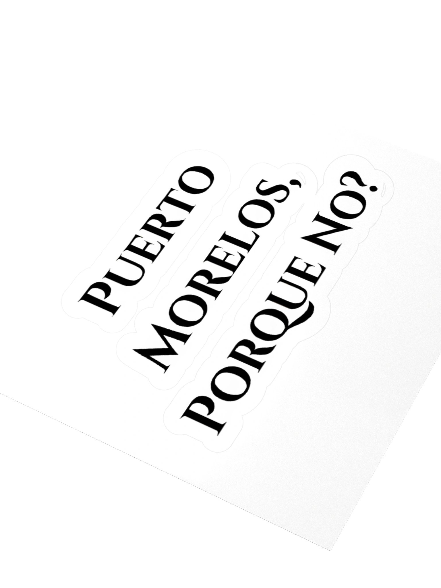 Copy of Pour Decisions Puerto Morelos, Quintana Roo Sticker product image (3)
